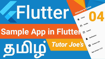 Basic Program in Flutter தமிழ்  | Mobile Apps Development | Hello Word in Flutter | Android | iOS