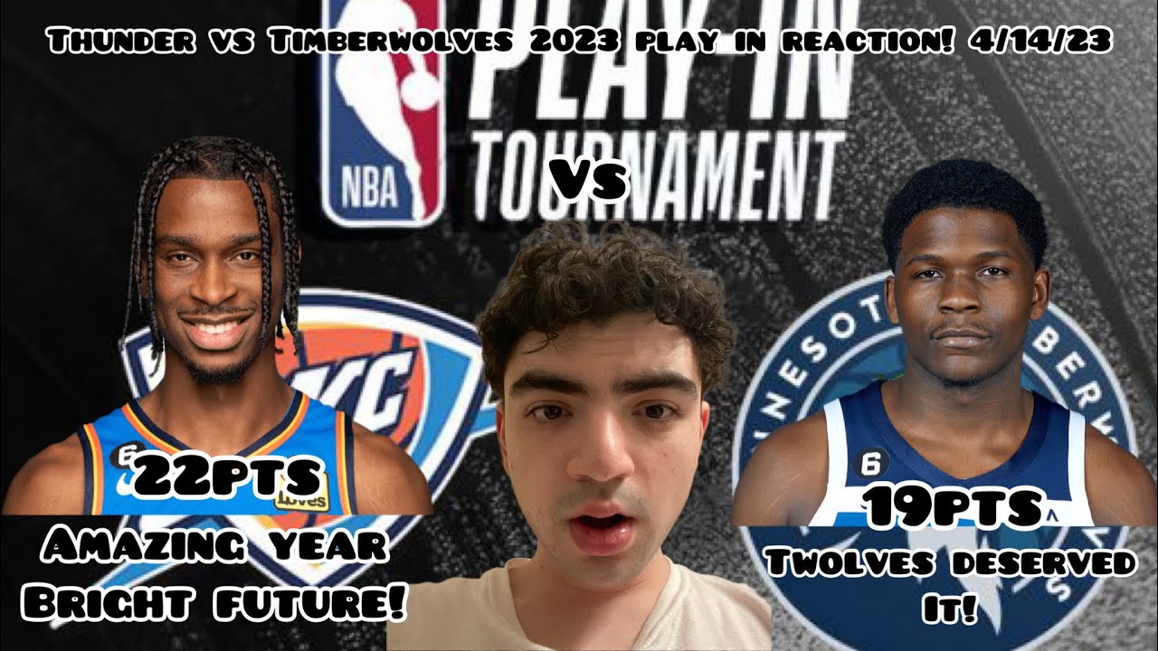 Twolves Deserve To Be Here Oklahoma City Thunder Bs Minnesota 