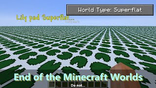 You should NEVER create these Minecraft Superflat worlds...