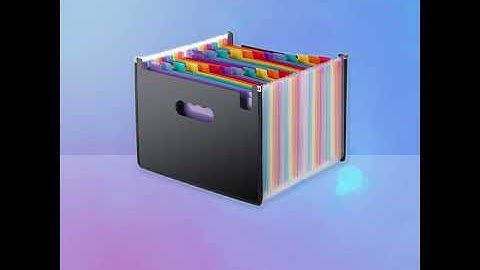 Expanding File Folder with 24 Spacious Pockets