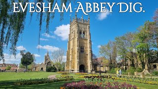 Evesham Abbey archaeological dig