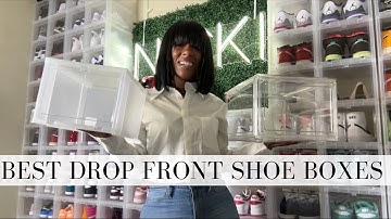 Best Drop Front Shoe Boxes | The Container Store vs Better Every Day