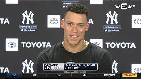 Aaron Judge talks team confidence and the impact Joey Gallo has had on the Yankees.