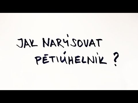 Video: Jak Postavit Pětiúhelník Z Kruhu