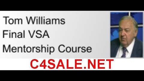 DLSUB.COM: Tradeguider Tom Williams Final Mentorship The Ultimate Volume Spread Analysis Masterclass
