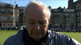 Arnold Palmer emotional about return to St. Andrews