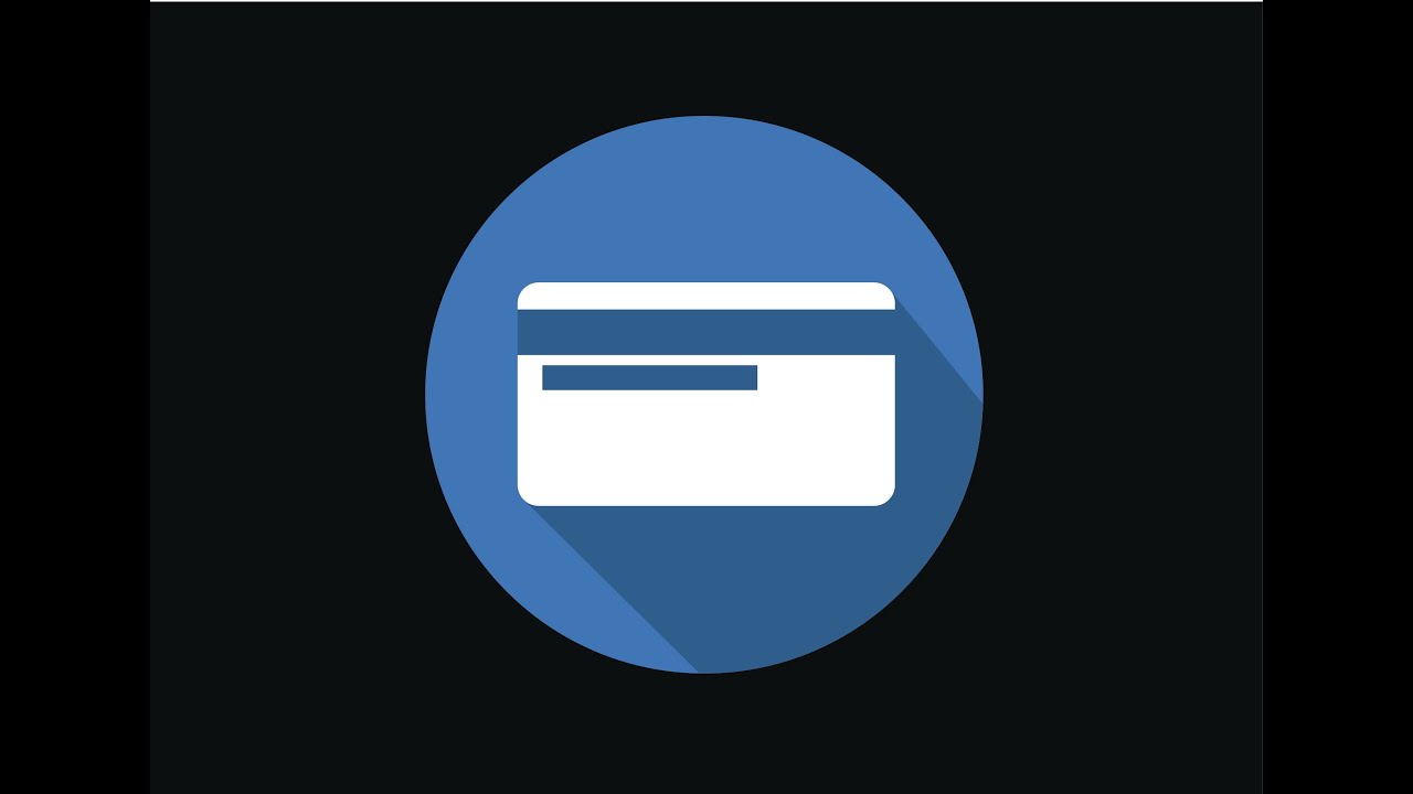 Illustrator tutorial How to design a credit card icon YouTube