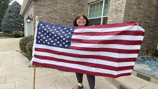 US Flag - see it up close! American Flag 3x5 FT Outdoor Heavy Duty, Premium USA Flag 3X5 FT 100% 420