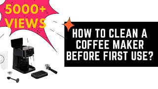 De'Longhi Stilosa EC230.BK | How To Clean A Coffee Maker Before First Use