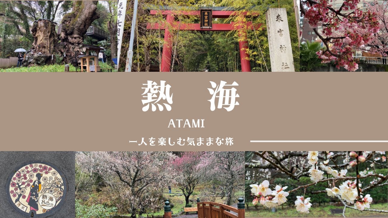 【気ままな一人旅】熱海編(熱海梅園/あたみ桜)