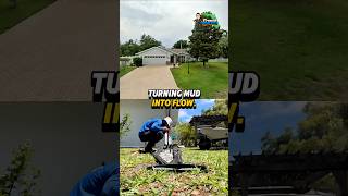 ✅ Flooded yard in Ocala? Watch this French drain install fix the problem! #shorts #satisfying