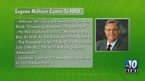 Eugene Milhizer To Give Presentation At Northern M...