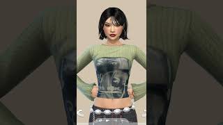 Random premade CAS Sim actually ATE after her makeover!