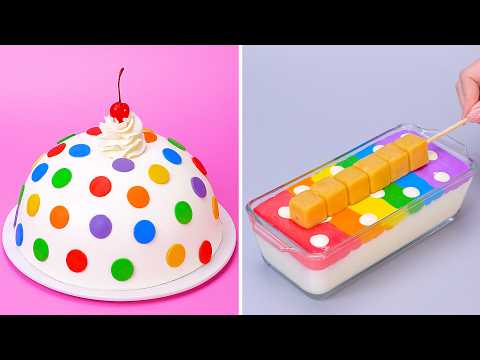 🌈RAINBOW JELLY DIYs|Amazing Rainbow Jelly|Satisfying Fruit Heart Jelly|Colorful Jelly Dessert🍓💕