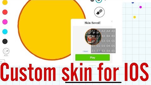 Agar.io custom skin for iOS tutorial no pk no jailbreak