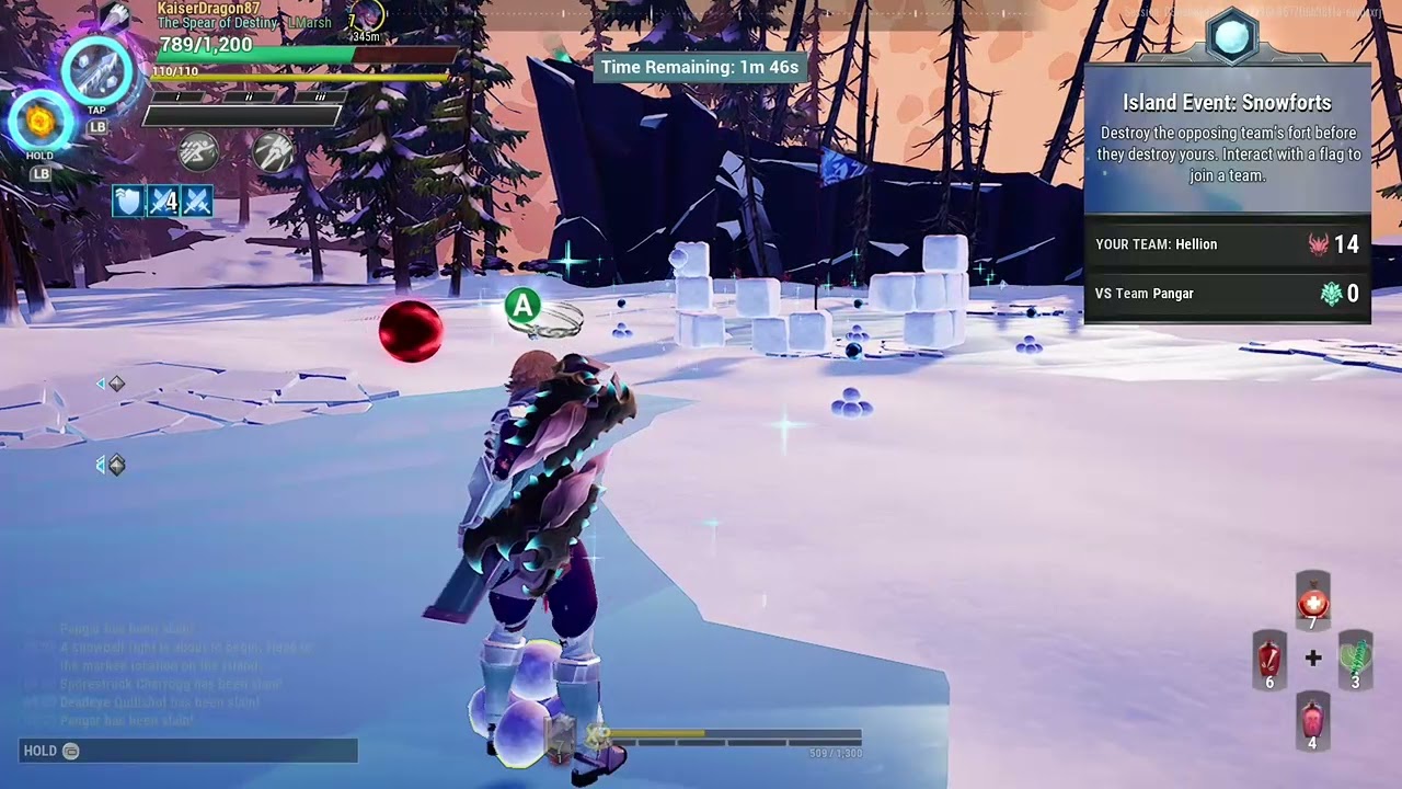 Dauntless Funny #7 When there is a Frostfall Snowball fight but you have no friends