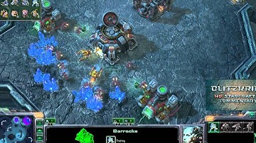 Starcraft 2 1v1 :: Terran vs. Zerg by Blitzkrieg part1/2