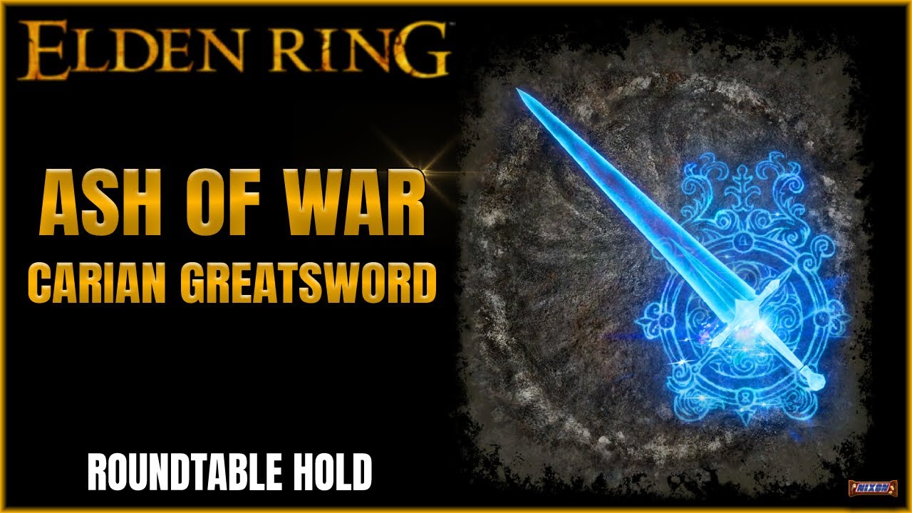 Elden Ring | Ash of War: Carian Greatsword Location - YouTube