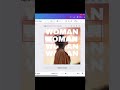 Tutorial Canva | Teks di belakang background effect