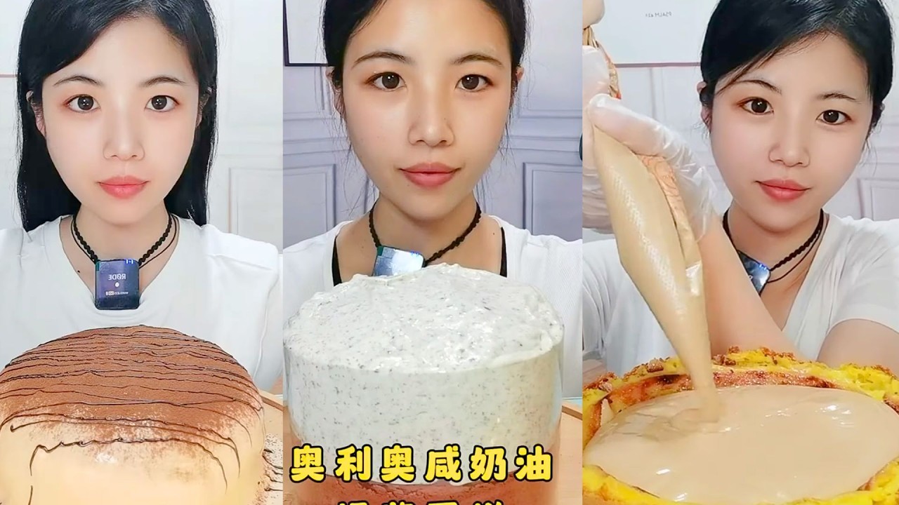 Homemade Cake and Brownie Eating Show | Calm Dessert Mukbang #90