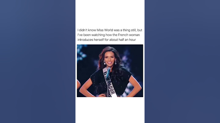 HILARIOUS Miss World Moment! Wait til the end 😂 #funny #viral #comedy