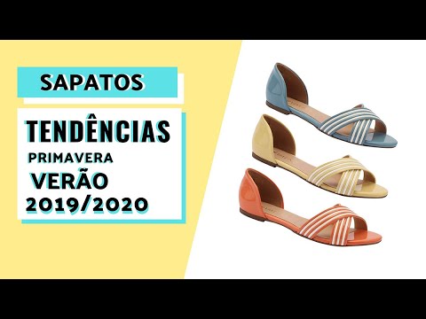 tendencias verão 2020 calçados