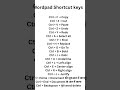 Ms word ke keys #spreadsheetmagic #coding #ai #english #computer #reels #shorts #videoediting