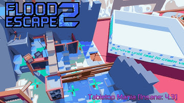 [MOTW Map] Flood Escape 2 Community Maps - Tabletop Mania [Insane: 4.3]