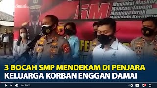 Pengeroyokan 3 Pelajar Oleh Temannya, Keluarga Korban Enggan Damai