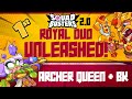 Archer Queen &amp; Barbarian King Team Up! Watch These Combo Tricks! #barbarianking #archerqueen #gaming