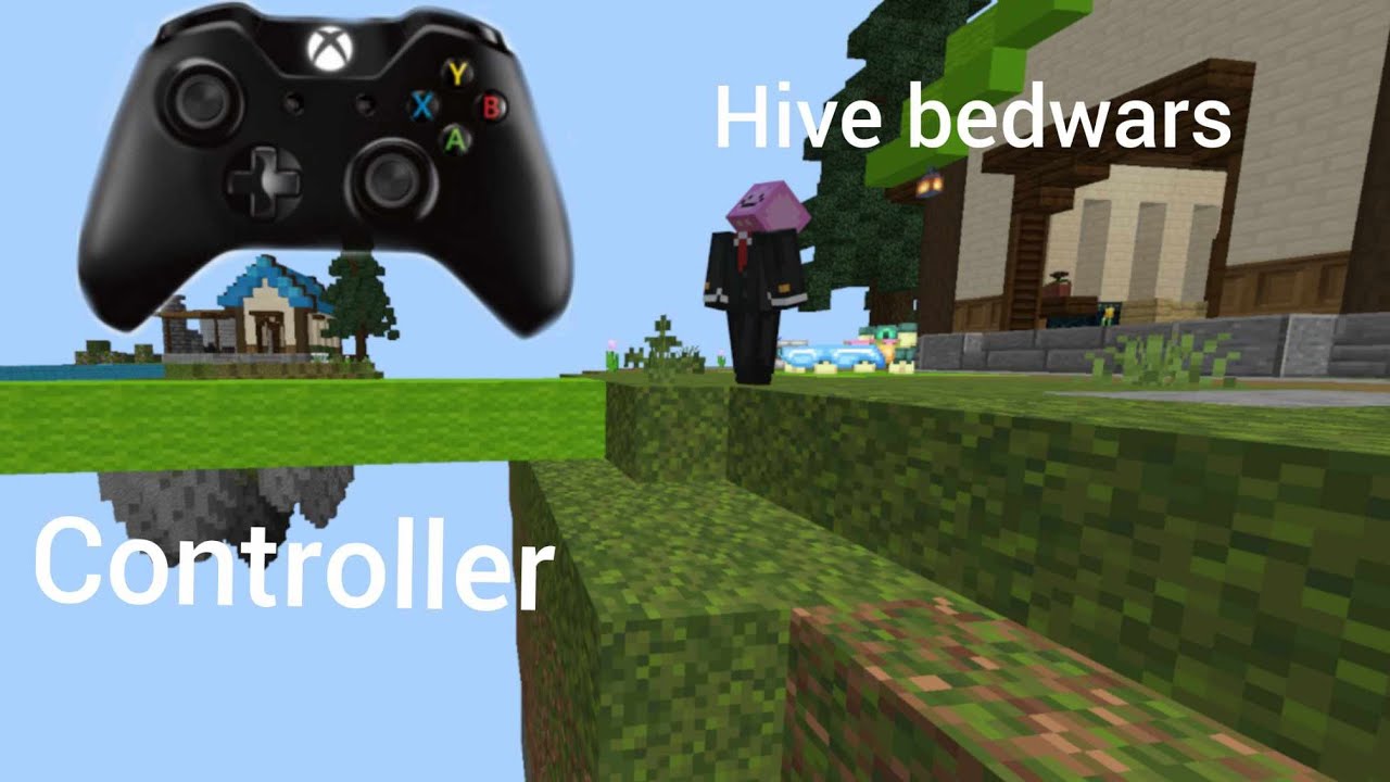 hive bedwars but with a controller - YouTube