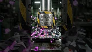 100 Ton Hydraulic Press vs. MECHANICAL KEYBOARD (RGB Glitch &amp; Snap!) #MegaSquishMedia #asmr #2026