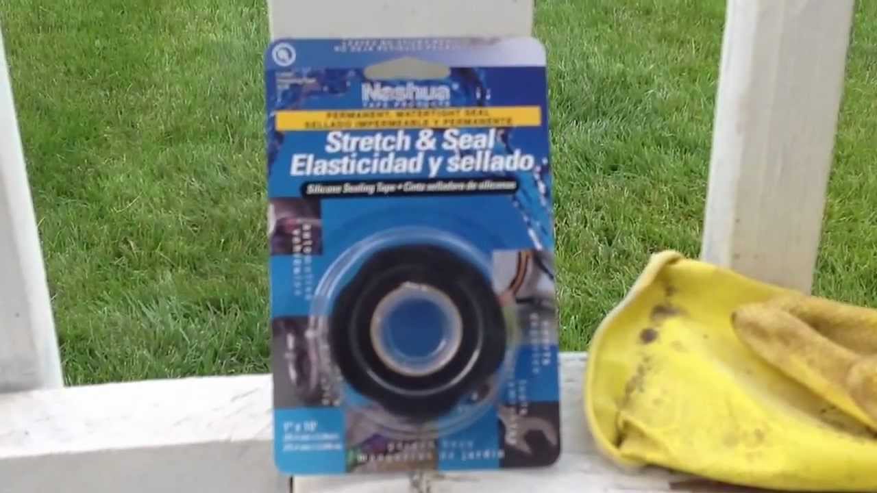Seal the hole in PVC Sprinkler pipe YouTube