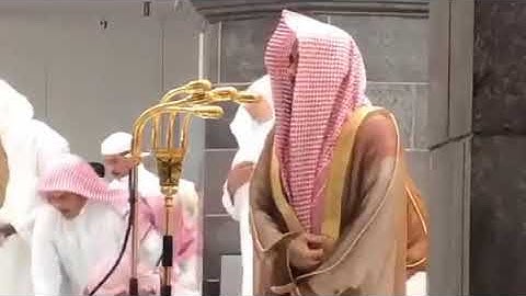 بلبل الحرم الشيخ عبدالله الجهني يختم سورة الأنعام بترتيل بديع ليلة 7 رمضان 1439هـ