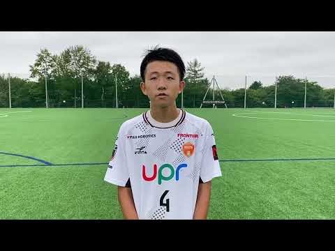 21jcyクラブユース選手権u 15 レノファ山口 4番選手 試合後インタビュー 8 16グループリーグ Youtube