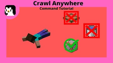 Crawl anywhere | MC Bedrock Command Tutorial