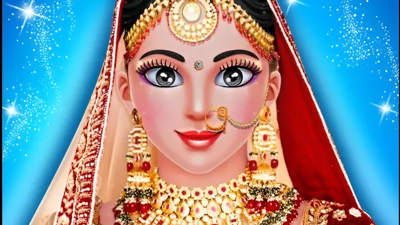 🥰 Indian wedding doll makeover and dressup girl games