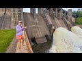 She Found The BIG ONES Using RARE Bait at this GIANT SPILLWAY!!!  (BIGGEST of the YEAR!)