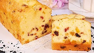 フルーツパウンドケーキの作り方How to make Fruits Pound Cake