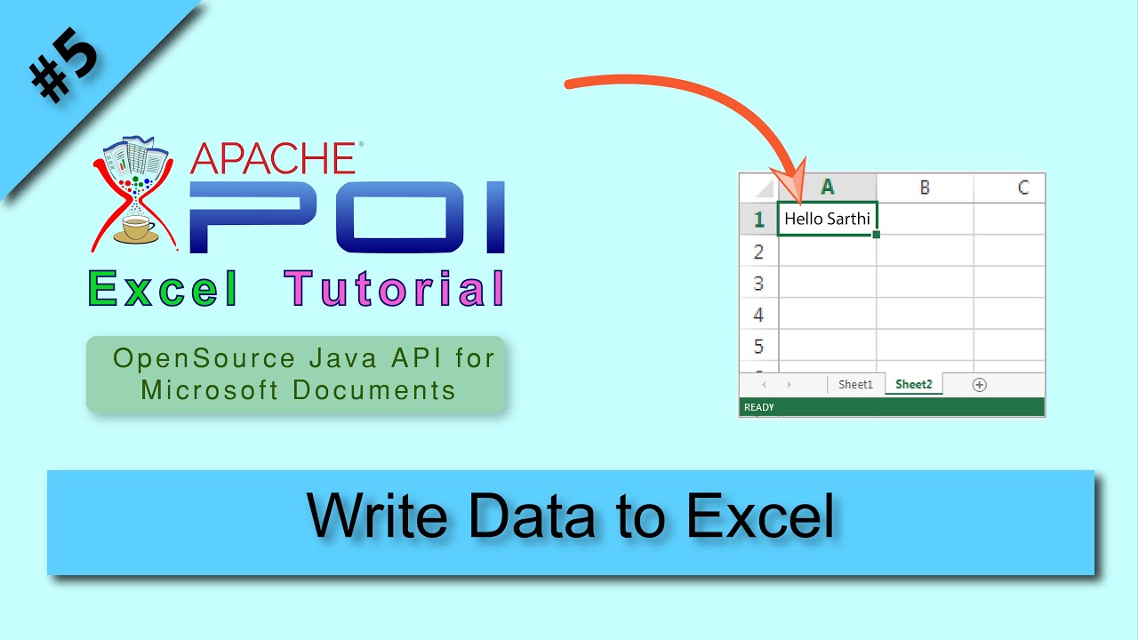 Write to an MS Excel File using Apache POI 