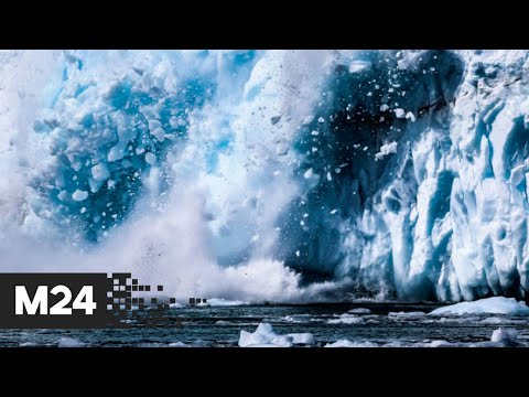 Гигантские волны поднялись в Гренландии из-за раскола айсберга - Москва 24