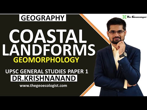 Coastal Landforms |Erosional and Depositional Features by Waves| Geomorphology|Dr. Krishnanand