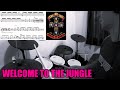 &#39;WELCOME TO THE JUNGLE&#39; | Guns N&#39; Roses | Appetite for Destruction | Drum Cover (Free Drumeo Trial)