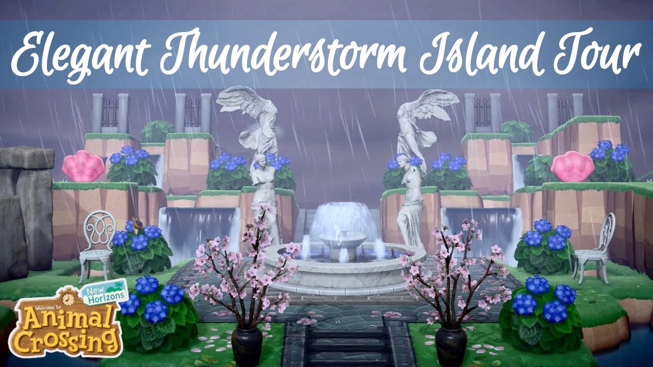 Elegant Thunderstorm Island Tour // Animal Crossing New Horizons YouTube