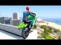 Spider Man Amazing jumps Challgenge - GTA 5