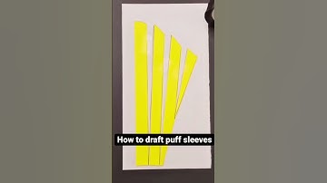 How to quickly and easily draft or hack puff puffy sleeves from an existing sleeve pattern