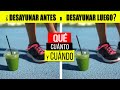 ¿DESAYUNAR ANTES o DESPUÉS DE ENTRENAR?