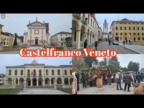 Castelfranco Veneto 4k Virtual Walking Tour Around The City