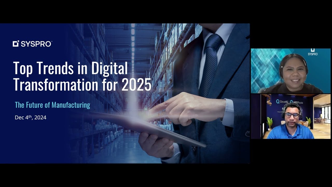 Syspro | Top Digital Transformation Trends for 2025