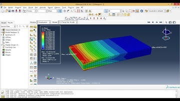 Abaqus Tutorial Videos - How to Analyse a 3D Solid Plate subjected to Hydrostatic Pressure